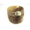 Image 1 : 3.25" tall fur basket with fossilized ivory bead (2)