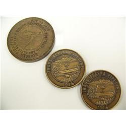 2 Tran Alaska Pipeline 1976 Medallions and State of Alaska Seal of Alaska (2)