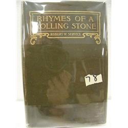 Rhymes of a Rolling Stone by Robert Service 1912  published by William Briggs Toronto (700)