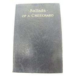 "Ballads of a Cheechaka" Blue Leather 1915 by Robert Service 1915 Toronto William Briggs Publish, Be