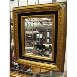 CHOICE on 4 15.75" mirrors with gold colored frames (2)