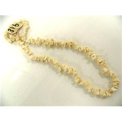 CHOICE on 2 ivory necklaces: 8.75" long (2)
