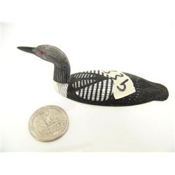 CHOICE on 3 Al Mayac birds: arctic loon Stock #596F - 3.5" (2)