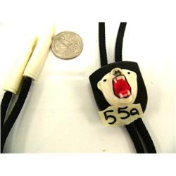 CHOICE on 2 bolo ties: Ivory bear (2)