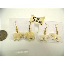 CHOICE on 2 sets of ivory earrings: musk ox and bear (2)