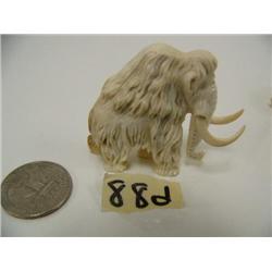 CHOICE on 5 Carved Ivory 2" Mammoths  (2)