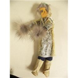 CHOICE on 3: Chevak Dolls with Seal gut Raingear 10" tall (2)