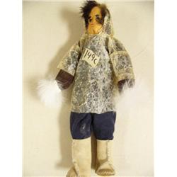 CHOICE on 3: Chevak Dolls with Seal gut Raingear 10" tall (2)