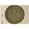 Image 2 : 1924-A GERMAN SILVER 1 MARK .0804 OZ. ASW