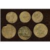 Image 2 : 6 SILVER DIME SIZED OTTOMAN EMPIRE PARA COINS: