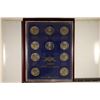 Image 1 : 2008 US 10 COIN P & D QUARTER SET WITH WOOD BOX