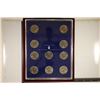 Image 2 : 2008 US 10 COIN P & D QUARTER SET WITH WOOD BOX