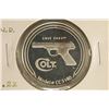 Image 1 : 1 TROY OZ .999 FINE SILVER COLT "CADET" FIREARMS