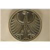 Image 2 : 1951-D GERMAN SILVER UNC 5 MARK .2251 OZ. ASW