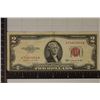 Image 1 : 1953-B US RED SEAL $2 BILL