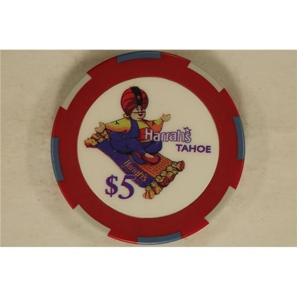 HARRAH'S TAHOE $ CASINO CHIP