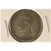 Image 1 : 1895 ECUADOR SILVER 2 DECIMOS .1447 OZ. ASW