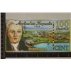 Image 1 : 2020-CU COLORIZED POLYMER 100 FRANC BILL