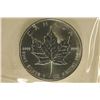 Image 2 : 1990 CANADA .9999 SILVER MAPLE LEAF BU IN MINT