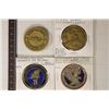 Image 1 : 4 US NAVY SEABEES CHALLANGE COINS: ATLANTIC FLEET,