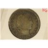 Image 1 : 1907 SILVER BARBER HALF DOLLAR