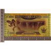 Image 2 : ZIMBABWE GOLD FOIL MILLILLION COLORIZED CRISP UNC