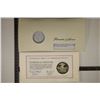 Image 2 : .8 OZ. PF STERLING SILVER ROUND IN FDC: IN