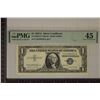 Image 1 : 1957-A $1 SILVER CERTIFICATE PMG 45 CHOICE EF