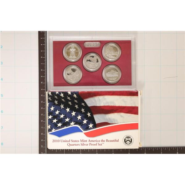 2010 SILVER US 50 STATE QUARTERS PROOF SET WITHBOX