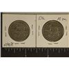 Image 2 : 1933 & 1934 NEW ZEALAND SILVER 1 SHILLINGS