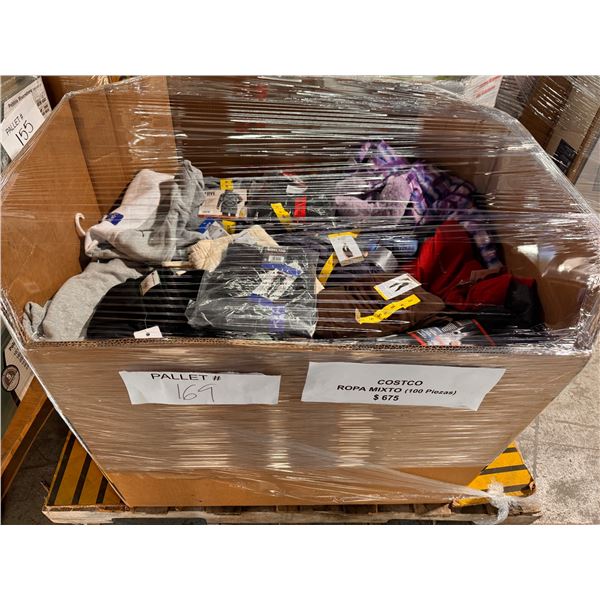 Pallet #167 - 100 prendas de ropa (COSTCO)