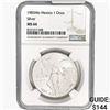 Image 1 : 1983Mo 1oz. Silver Mexicanos Onza NGC MS66