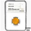 Image 1 : 1952-S Wheat Cent NGC MS66 RD