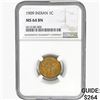 Image 1 : 1909 Indian Head Cent NGC MS64 BN