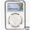 1984Mo 1oz. Silver Mexicanos Onza NGC MS67