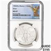1984Mo 1oz. Silver Mexicanos Onza NGC MS67