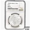 1983Mo 1oz. Silver Mexicanos Onza NGC MS67