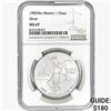 1983Mo 1oz. Silver Mexicanos Onza NGC MS67