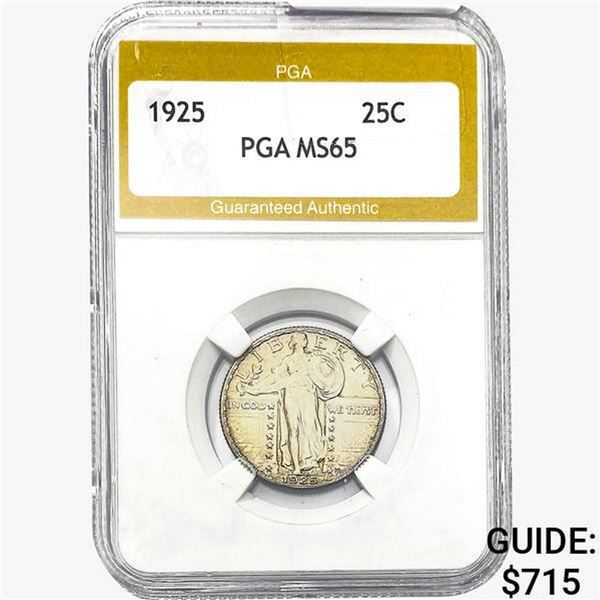 1925 Standing Liberty Quarter PGA MS65