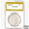 Image 1 : 1878-CC Morgan Silver Dollar PGA MS62