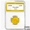 1959M .2411oz. Gold Mexico 10 Pesos PGA MS65
