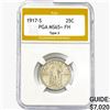 1917-S Standing Liberty Quarter PGA MS65+ FH Ty 2
