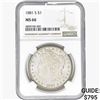 Image 1 : 1881-S Morgan Silver Dollar NGC MS66