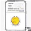 Image 1 : 1909-D $5 Gold Half Eagle NGC AU53