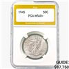 1945 Walking Liberty Half Dollar PGA MS68+