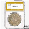 1849 Seated Liberty Dollar PGA AU58