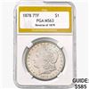 1878 Morgan Silver Dollar PGA MS63 REV 79