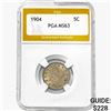 1904 Liberty Victory Nickel PGA MS63