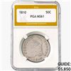 1810 Capped Bust Half Dollar PGA MS61