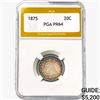 Image 1 : 1875 Twenty Cent Piece PGA PR64